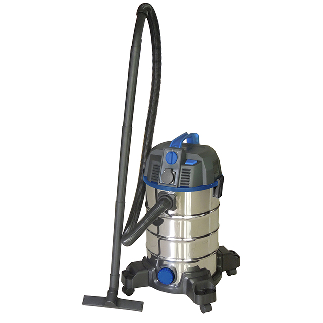 306 35L Stainless Steel Tank Electric Wet & Dry Vacuum Cleaner with Push & Clean Button